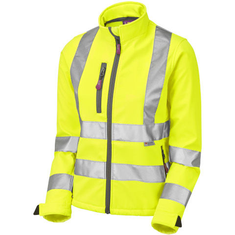 Leo Workwear Honeywell Iso 20471 Class 2 Womens Softhell Jacket
