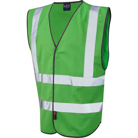 Leo Workwear Reflective Pilton Coloured Reflective Waistcoat (Non ISO 20471)