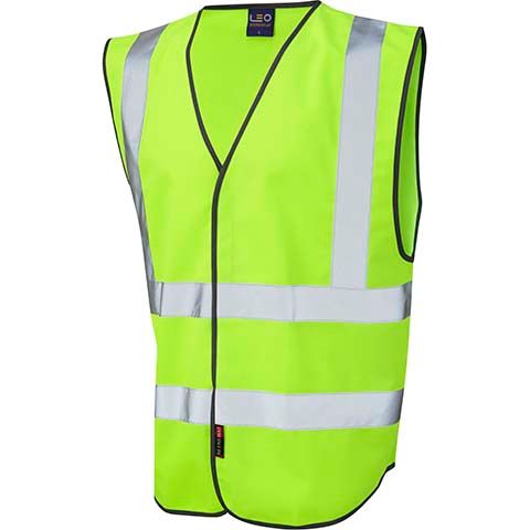 Leo Workwear Reflective Pilton Coloured Reflective Waistcoat (Non ISO 20471)
