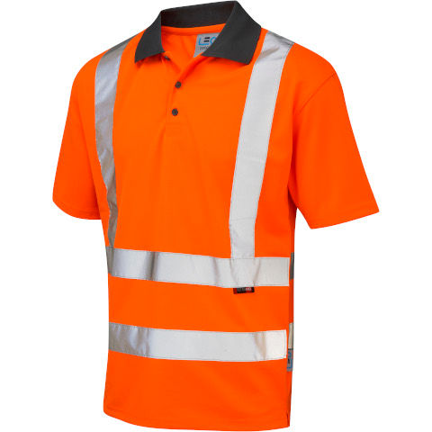 Leo Workwear Rockham Iso 20471 Class 2 Coolviz Polo Shirt