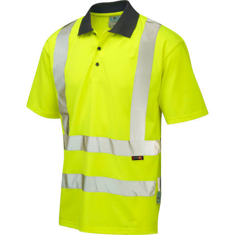 Leo Workwear Rockham Iso 20471 Class 2 Coolviz Polo Shirt